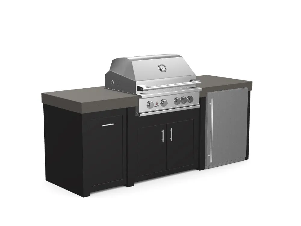 The Sullivan - 92" Outdoor Kitchen Island - Custom Design Ref: 4R9G74