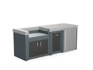 The Sullivan - 92" Outdoor Kitchen Island - Custom Design Ref: CPVONM