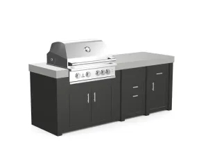 The Sullivan - 92" Outdoor Kitchen Island - Custom Design Ref: EGCIYO