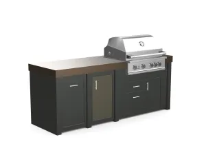 The Sullivan - 92" Outdoor Kitchen Island - Custom Design Ref: EOFXOZ