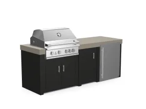 The Sullivan - 92" Outdoor Kitchen Island - Custom Design Ref: MAIVYQ
