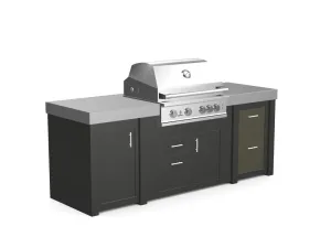 The Sullivan - 92" Outdoor Kitchen Island - Custom Design Ref: TO9TCV