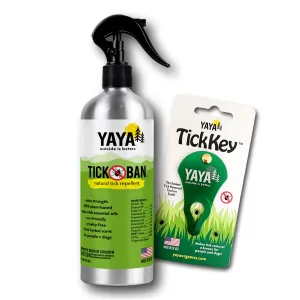 TICK BAN® Tick Repellent 16 oz   Tick Key® Tick Remover Tool Bundle