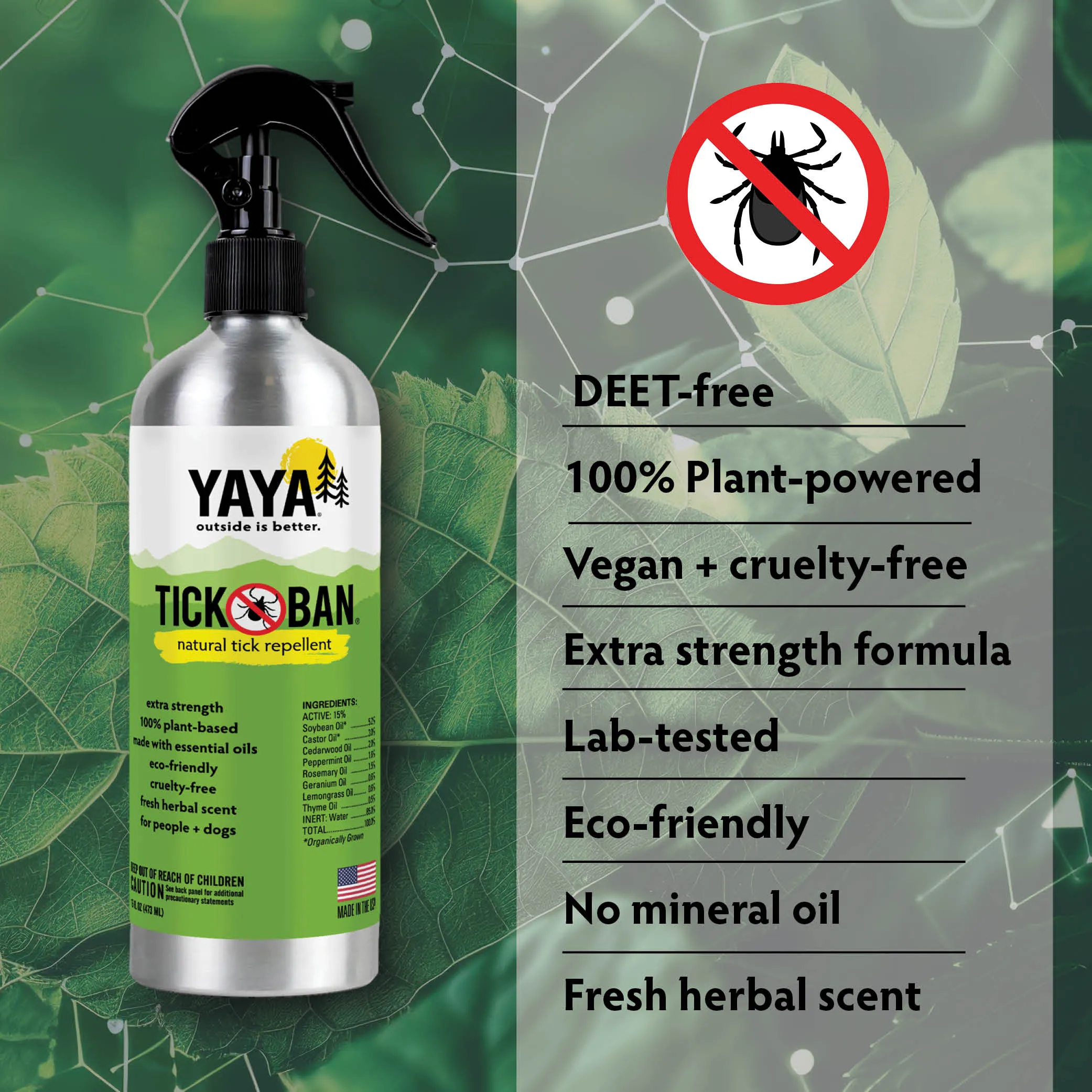 TICK BAN® Tick Repellent 16 oz   Tick Key® Tick Remover Tool Bundle