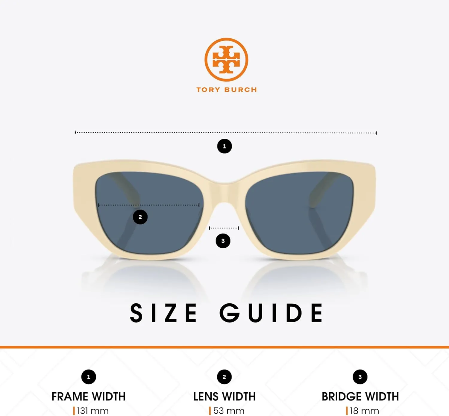 Tory Burch TY7196U Rectangular Sunglasses for Women   BUNDLE With Designer iWear Complimentary Eyewear Kit