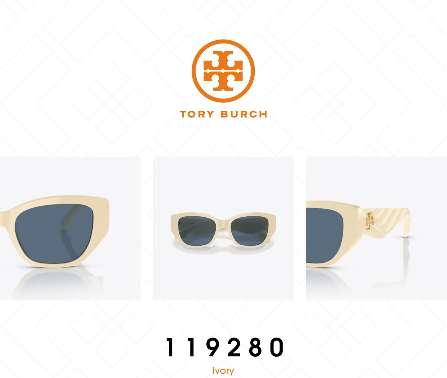 Tory Burch TY7196U Rectangular Sunglasses for Women   BUNDLE With Designer iWear Complimentary Eyewear Kit