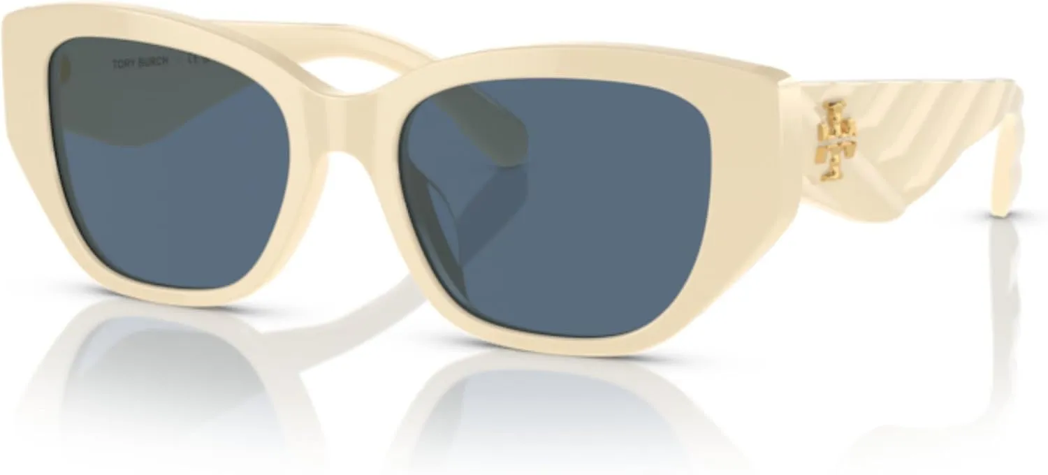 Tory Burch TY7196U Rectangular Sunglasses for Women   BUNDLE With Designer iWear Complimentary Eyewear Kit