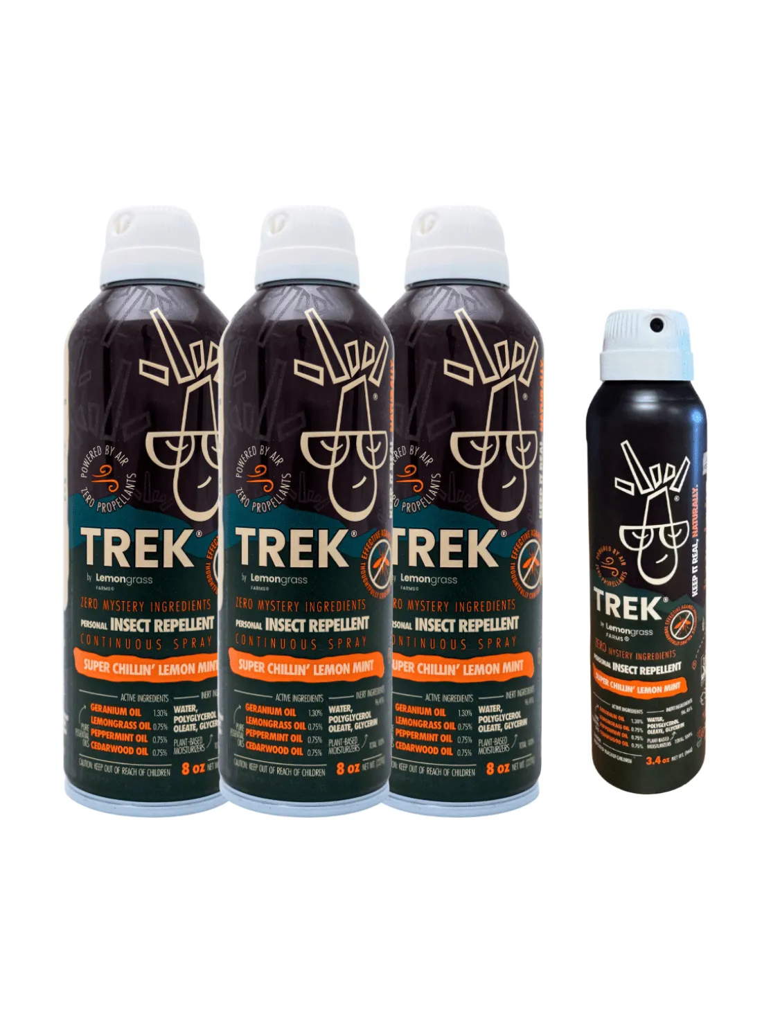 TREK® NATURAL INSECT REPELLENT VALUE PACKS
