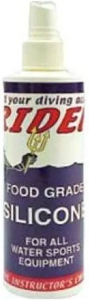 Trident Diving Equipment Food Grade Silicone Spray for Scuba, Snorkel, and Spearfishing Gear 8 FL OZ