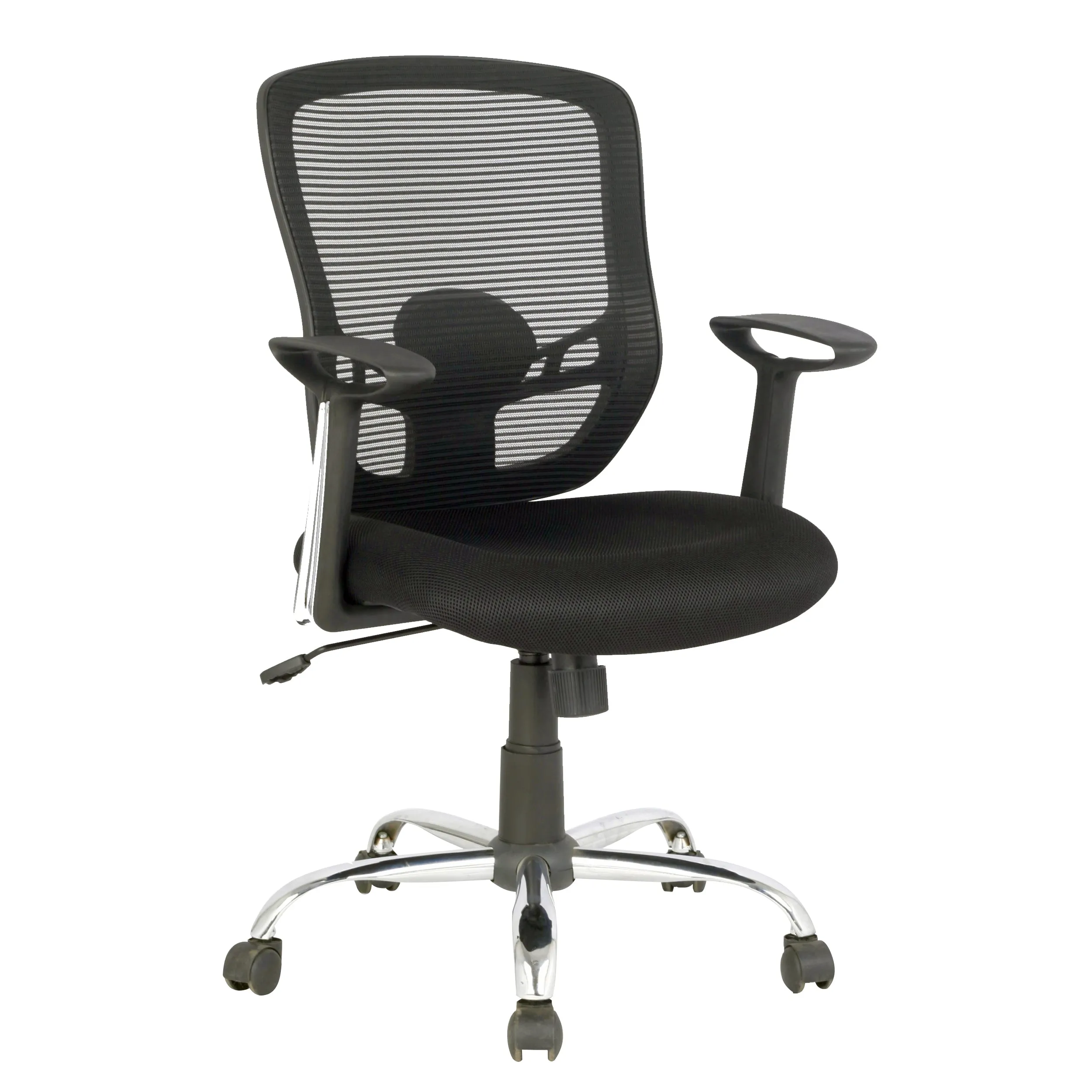 Tygerclaw 25" Mid Back Mesh Office Chair - Black|Fauteuil de bureau en mailles TygerClaw à mi-dossier - noir