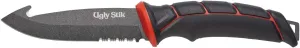 Ugly Stik Tools Gut Hook Bait Fishing Knife, Black