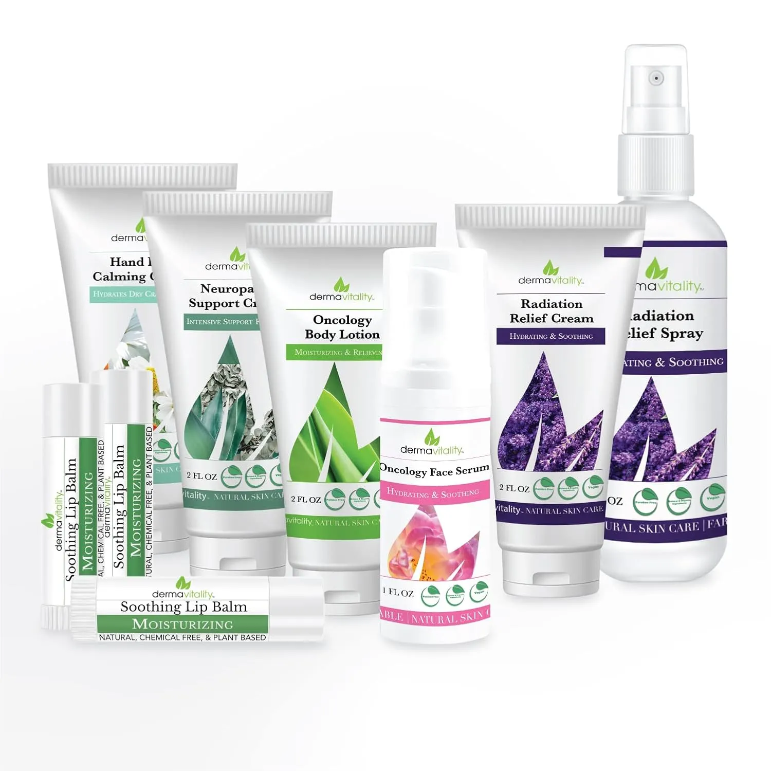 UltimateVitality Dermavitality Cancer Patient Gift set for Radiation and Chemo Patient Soothing Natural and Organic Skin Care