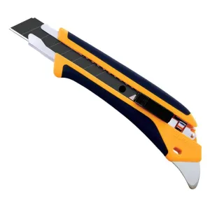 Utility Knife w/ Ratchet Lock & Anti-Slip Grip - OLFA L-2 - 18mm - Heavy Duty - 6 / Box
