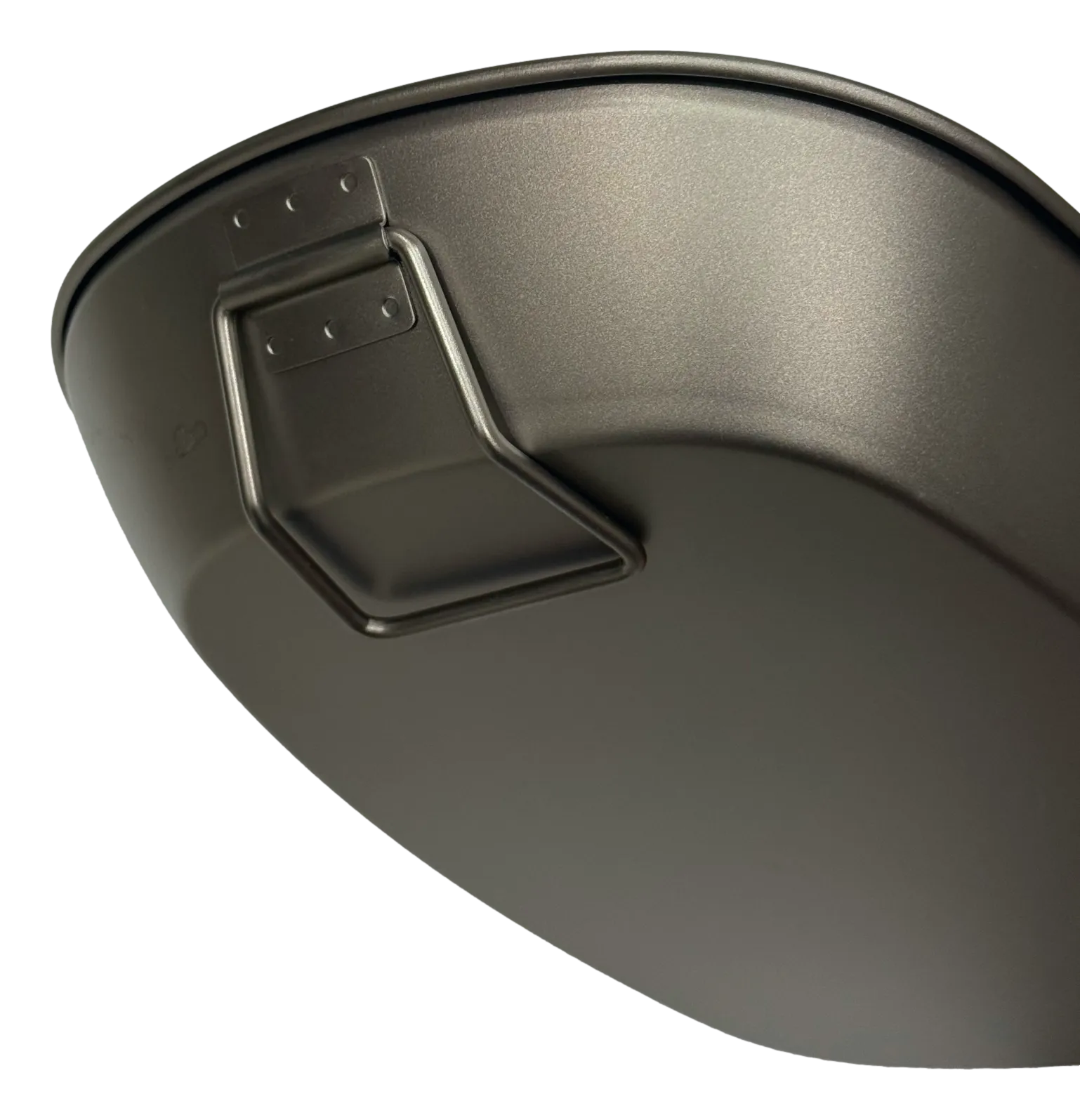 Valtcan Titanium Lunch Tray Grill Food Plate with Side Handles Reheatable Over Fire and Stove Weighs 118g