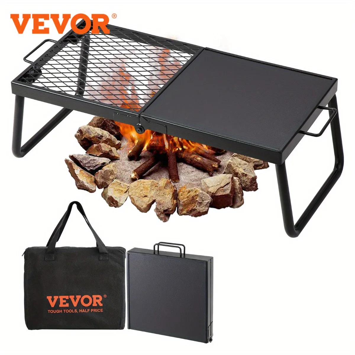 VEVOR Folding Campfire Grill,