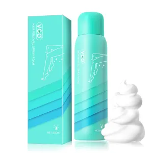 VGO Hair Removal Spray Foam, Contains Aloe Vera Extract, Natural Ingredients, Painless Bikini Hair Removal for Women & Men, Depilatory Cream, 5.07FL OZ