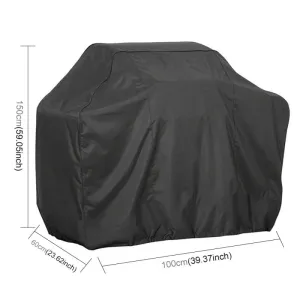 Waterproof Bbq Grill Cover - 210D Oxford Cloth - Dust-Proof - Anti-Uv - 100X60X150Cm - Outdoor