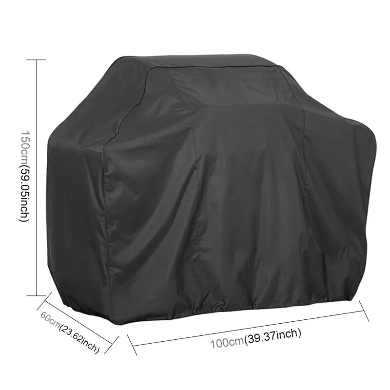 Waterproof Bbq Grill Cover - 210D Oxford Cloth - Dust-Proof - Anti-Uv - 100X60X150Cm - Outdoor