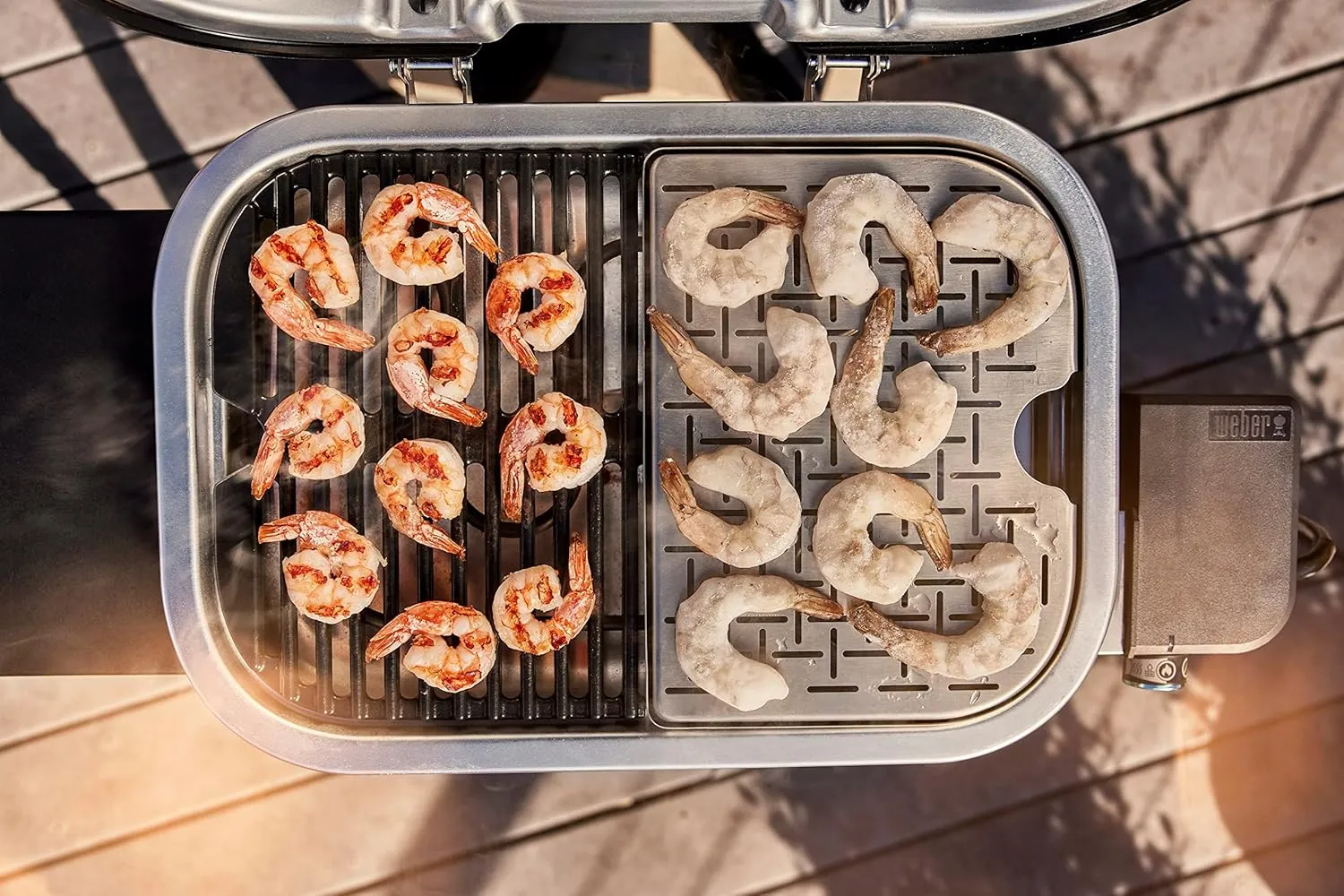 Weber Lumin Compact Outdoor Electric Barbecue Grill, Light Green - Great Small Spaces such as Patios, Balconies, and Decks, Portable and Convenient