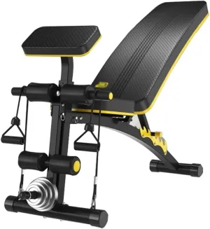 Weight Bench Weight Bench, Fitness Chair Sit-ups Fitness Equipment Home Multi-Function Auxiliary Flying Bird Bench Stool Dumbbell Bench Workout Bench