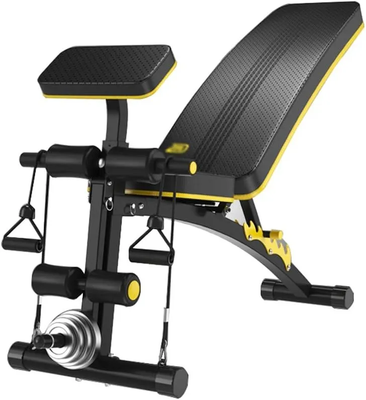 Weight Bench Weight Bench, Fitness Chair Sit-ups Fitness Equipment Home Multi-Function Auxiliary Flying Bird Bench Stool Dumbbell Bench Workout Bench