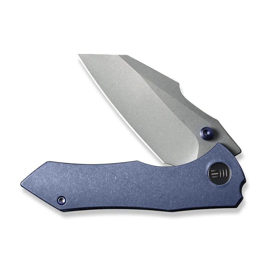 WEKNIFE High-Fin Thumb Stud Knife Titanium Handle