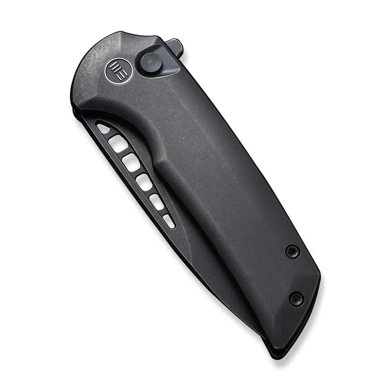 WEKNIFE Mini Malice Flipper & Button Lock Knife Titanium Handle