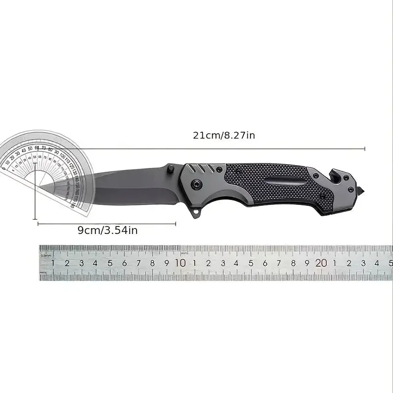 Wild West Pioneer Blade: Compact Multi-Use Outdoor Knife