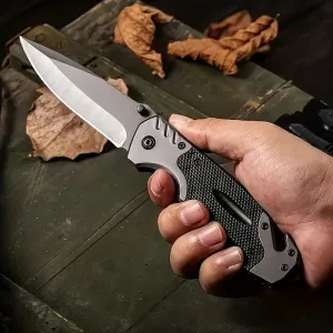 Wild West Pioneer Blade: Compact Multi-Use Outdoor Knife