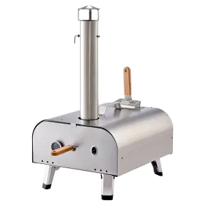 WILPREP Outdoor Pizza Oven, Portable Pizza Oven for Outside Cooking with 12" Pizza Stone Pan Cutter