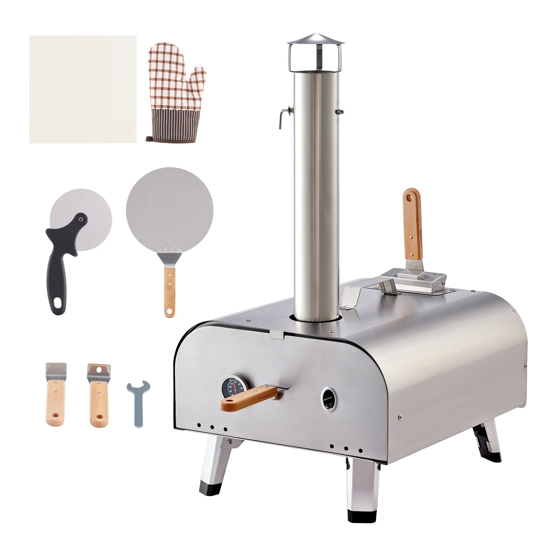 WILPREP Outdoor Pizza Oven, Portable Pizza Oven