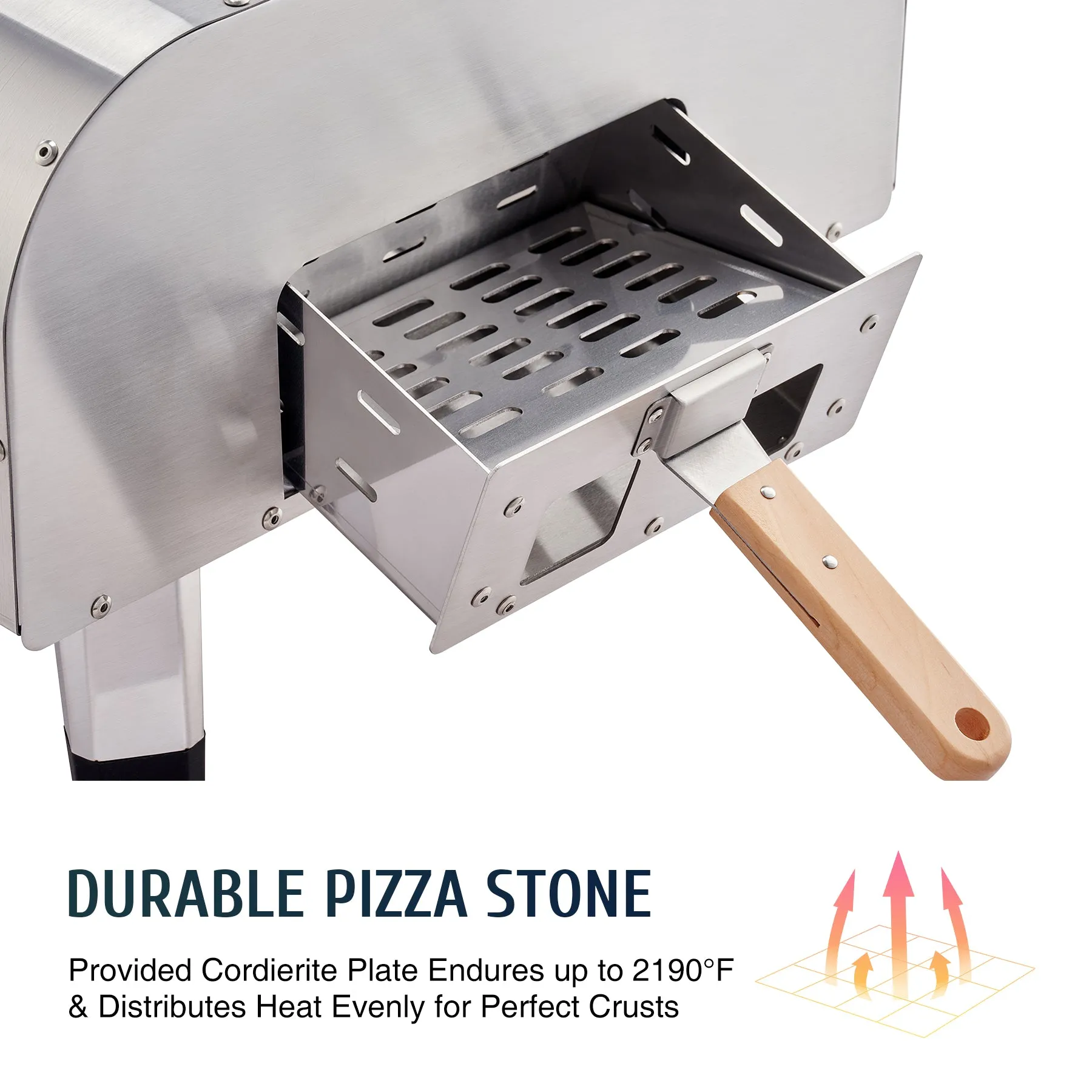 WILPREP Outdoor Pizza Oven, Portable Pizza Oven
