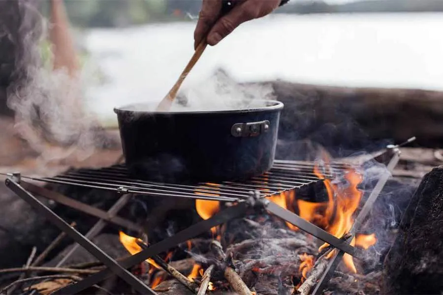 Wolf & Grizzly Grill M1 with Fire Set