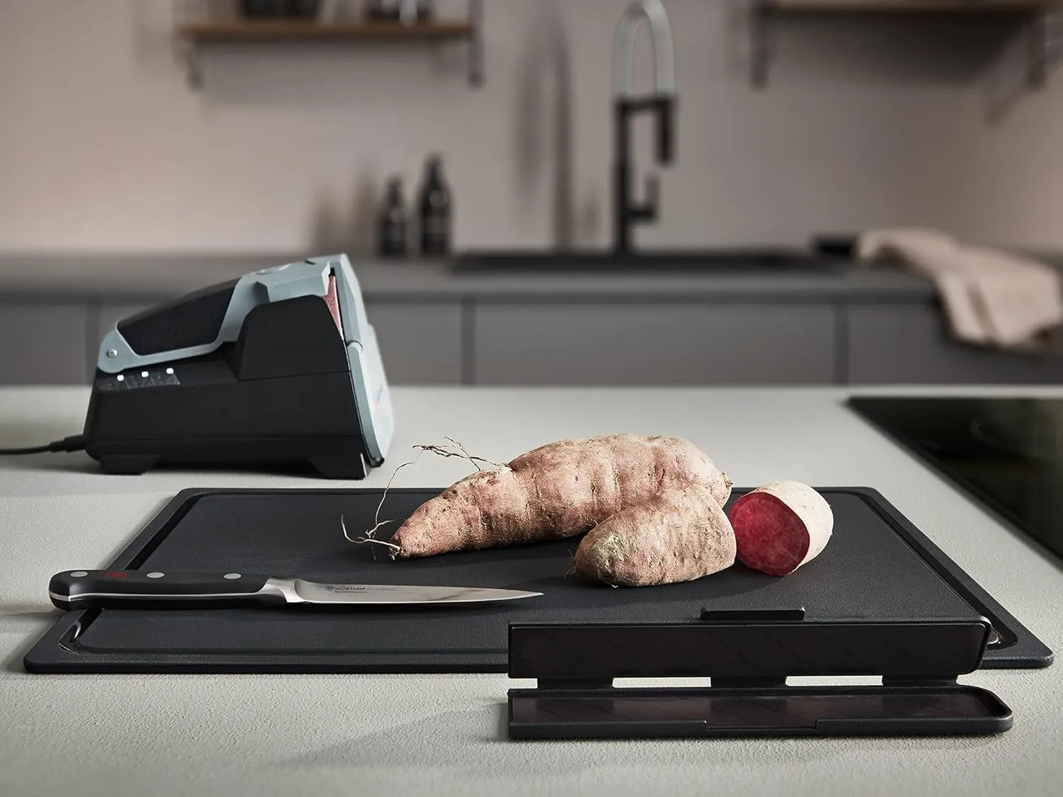 Wüsthof Cutting mat, Black, 38 x 35 cm