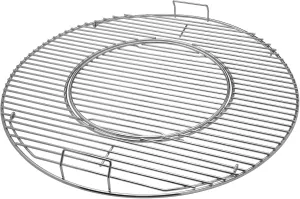 X Home Grill Grate for 22 Inch Weber Charcoal Grill, Upgraded 8835 Gourmet BBQ System Hinged Cooking Grate, 21.5 x 21.5 Inch