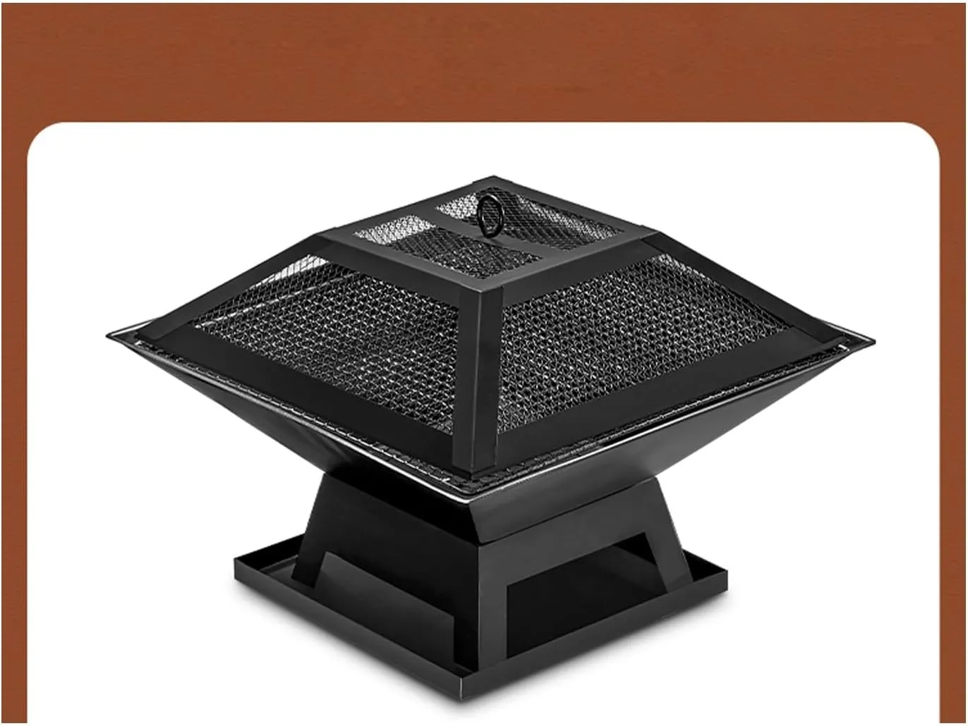 XCHEN Cooking tea, roasting stove, household outdoor charcoal grill, garden pot, Black, 245687