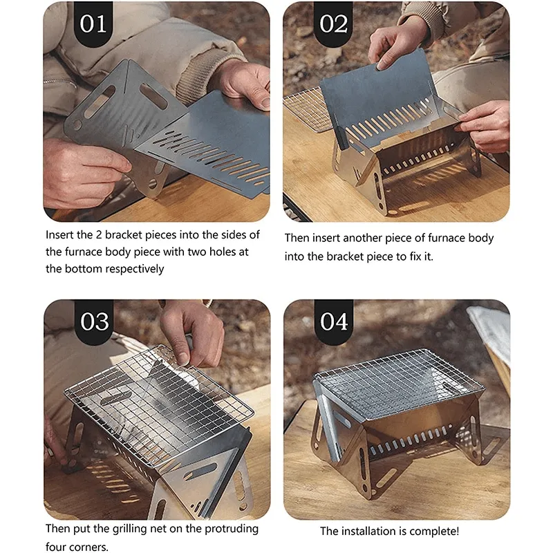 ZENITH - Portable Folding Bbq