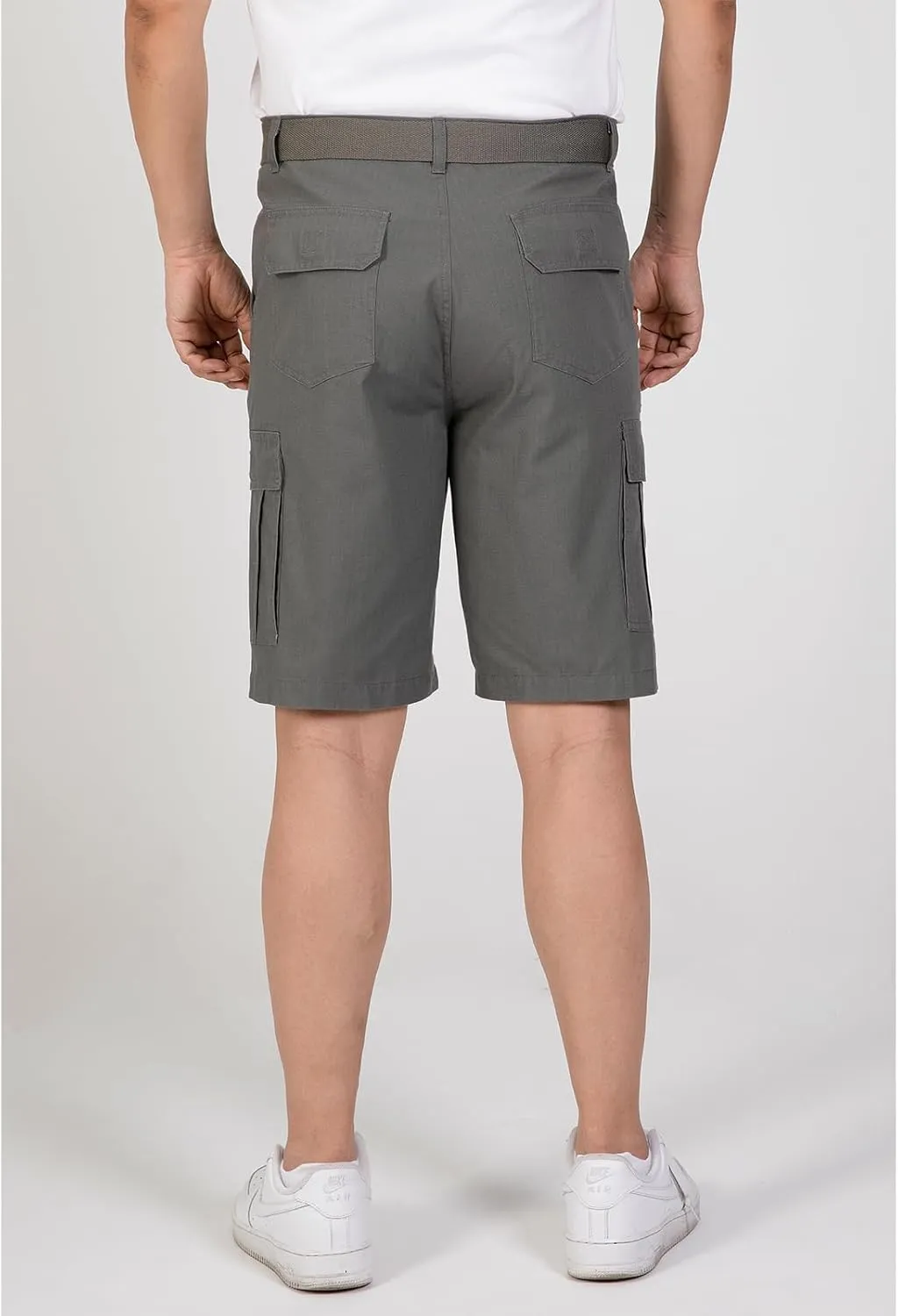 ZENTHACE Men's Ripstop Cargo Shorts Lightweight Casual Summer Outdoor Shorts with 7 Pockets and Belt,10'' Inseam